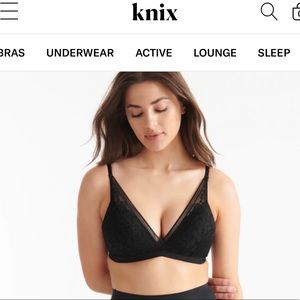 Knix Lace Deep-V Bralette